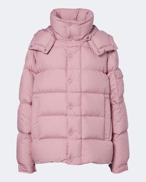 Moncler Maya Hooded Down Jacket - Pink