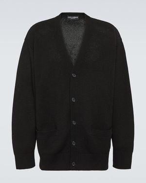 Dolce & Gabbana Cotton Cardigan - Black
