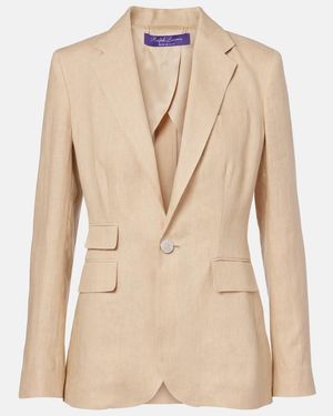 Ralph Lauren Parker Linen Blazer - Natural