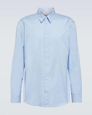 Gabriela Hearst Quevedo Cotton Shirt - Blue