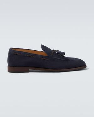 Brunello Cucinelli Suede Loafers - Blue