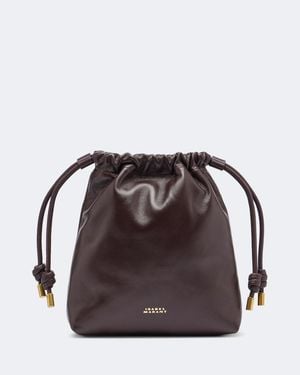 Isabel Marant Bolso Saco Silven Mini De Piel - Marrón