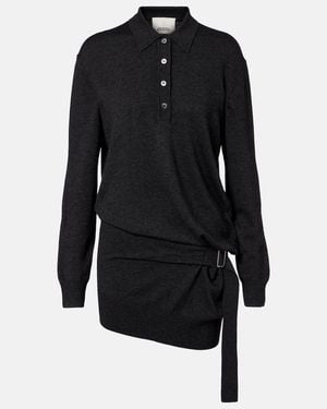 Isabel Marant Belted Polo Dress - Black