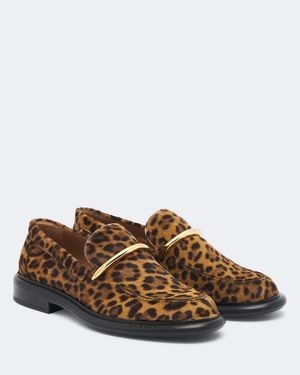 Givenchy Loafers Pinch Aus Kalbshaar - Braun
