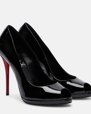 Christian Louboutin Lady Z Peep Toe Pump - Black