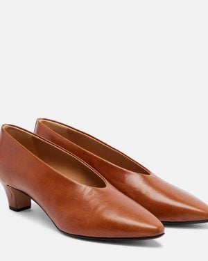 Calvin Klein Pumps Bri Aus Leder - Braun