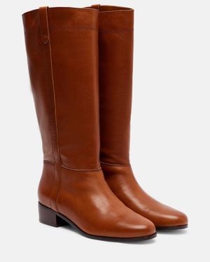 Veronica Beard Bottes En Cuir - Marron