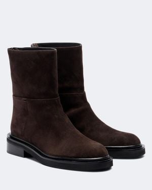 A.Emery Easton Suede Ankle Boots - Black