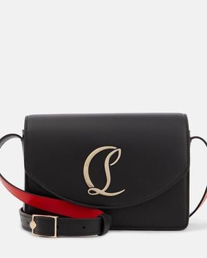 Christian Louboutin Loubi54 Small Leather Crossbody Bag - Black