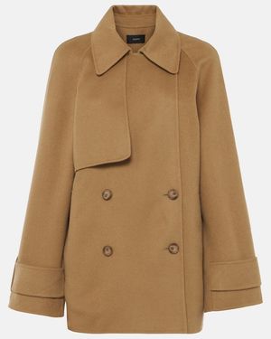 JOSEPH Marne Wool And Cashmere Coat - Natural
