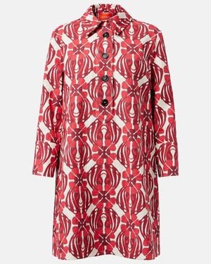 La DoubleJ Artemis Cotton Shirt Dress - Red