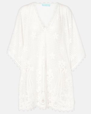 Melissa Odabash Kaftan Josie Aus Einem Baumwollgemisch - Weiß