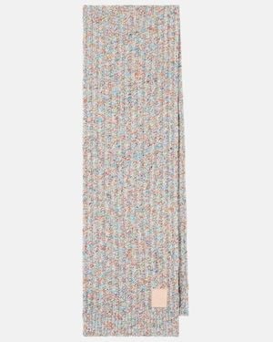 Loewe Wool And Cashmere-Blend Scarf - Multicolour