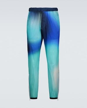 Prada Printed Technical Trousers - Blue