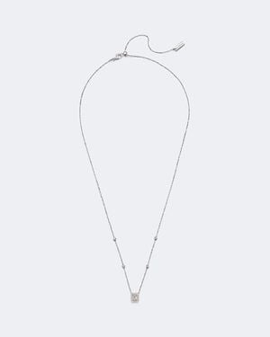 Messika Joy 18Kt Pendant Necklace With Diamonds - White