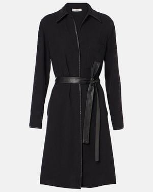 Vince Belted Midi Dress - Black