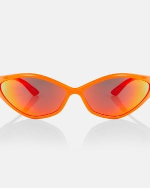 Balenciaga 90S Oval Sunglasses - Orange