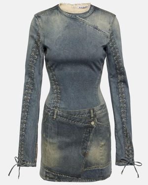Acne Studios Printed Dress - Grey