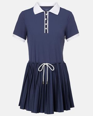 Varley Paloma Jersey Tennis Dress - Blue