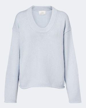 Loulou de Saison Pullover Derry Aus Kaschmir - Blau