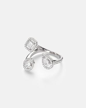 Messika My Twin Trilogy 18Kt Ring With Diamonds - Metallic