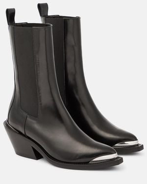 Dorothee Schumacher Botas Chelsea De Piel - Negro