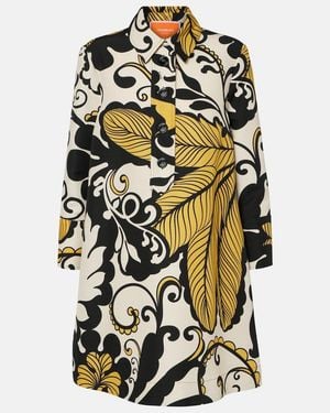 La DoubleJ Artemis Floral Wool-Blend Minidress - Multicolour