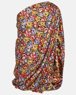 Stella McCartney Floral One-Shoulder Minidress - Multicolor