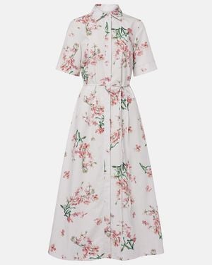 Erdem Floral Cotton Shirt Dress - Multicolor