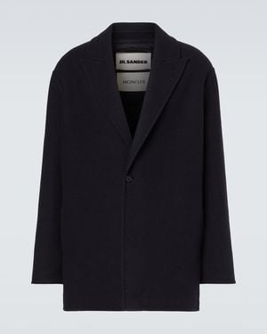 Moncler Genius Jil Sander Daunenjacke Aus Schurwolle - Schwarz