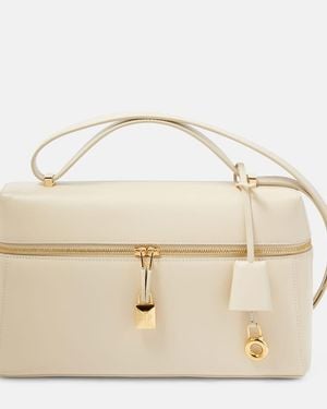 Loro Piana Extra Pocket Leather Shoulder Bag - Natural