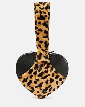 Alaïa Clutch Le Cache Cour - Mettallic