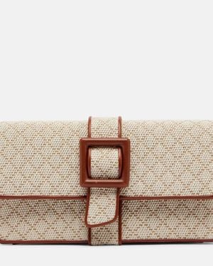 Manolo Blahnik Clutch Maycap Effetto Rafia - Neutro
