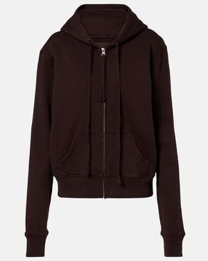Nili Lotan Callie Cotton Hoodie - Brown