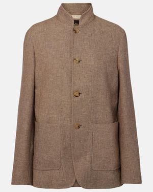 Loro Piana Linen Jacket - Brown