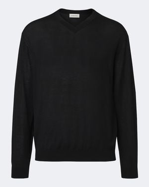FRAME Cashmere And Wool Sweater - Black