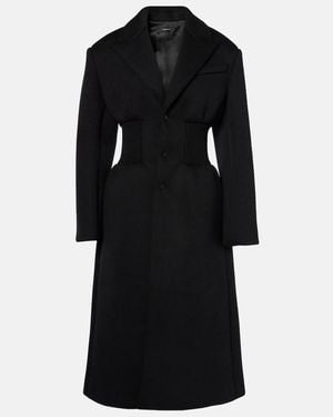Wardrobe NYC Bonded Coat - Black