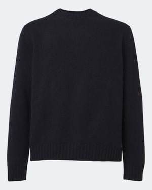 Saman Amel Pullover Elio Aus Kaschmir - Schwarz