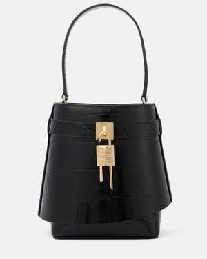Givenchy Bolso Saco Shark Lock Medium De Piel - Negro
