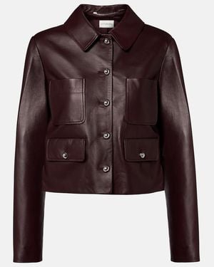 Altuzarra Leather Jacket - Brown