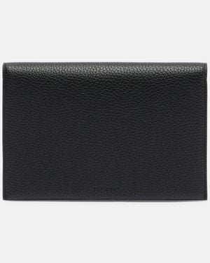 The Row Leather Pouch - Black