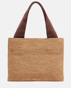 The Row Tote Bag Loretta Aus Raffiabast - Braun