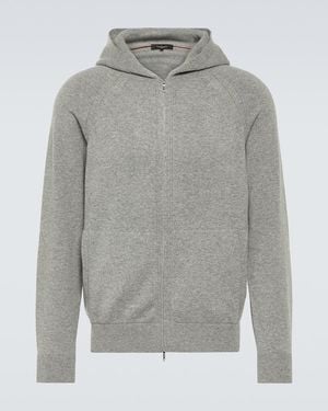 Loro Piana Merano Cashmere Hoodie - Grey