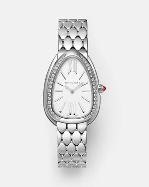 BVLGARI Reloj Serpenti Seduttori Con Diamantes - Blanco