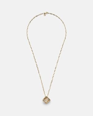 Sydney Evan 14Kt Charm Necklace With Diamonds - Metallic