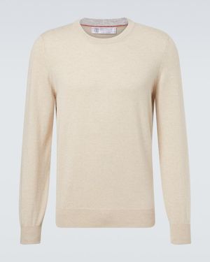 Brunello Cucinelli Pullover Aus Kaschmir - Natur