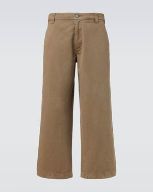 ERL High-Rise Wide-Leg Jeans - Natur