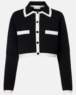 Nina Ricci Cropped Cardigan - Blue
