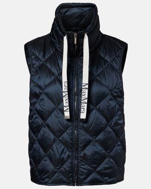 Max Mara The Cube Technical Puffer Vest - Blue