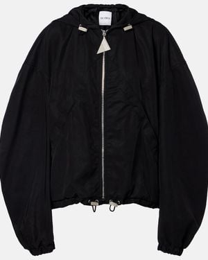The Attico Oversized Bomber Jacket - Black